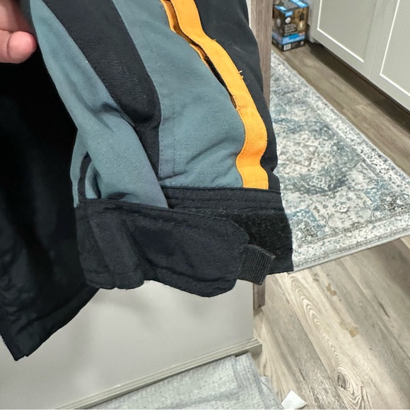 Obermeyer ATC Men’s Hooded Jacket Large Charcoal / Orange - Picture 7 of 11